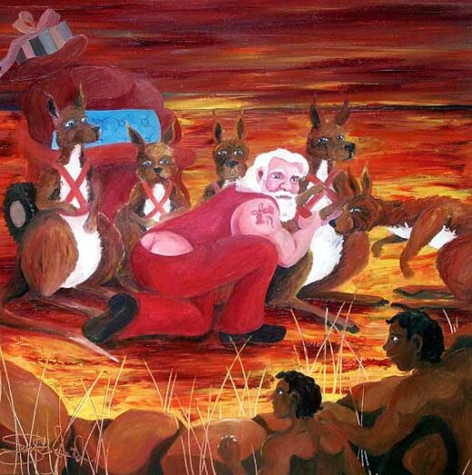 Caught out Santa - Card