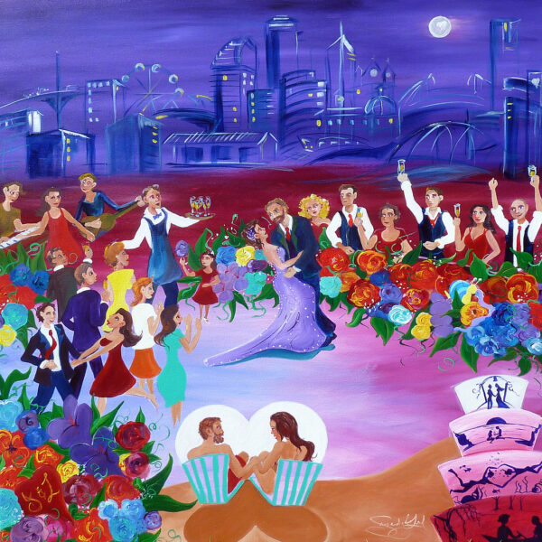 Jenni & Luke's Wedding April 2015 - Live Commission