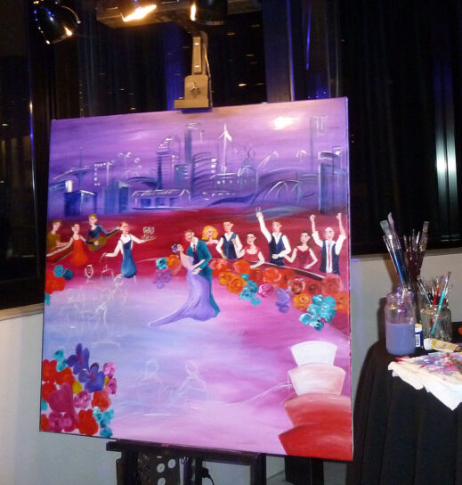 Jenni & Luke's Wedding April 2015 - Live Commission - Image 2