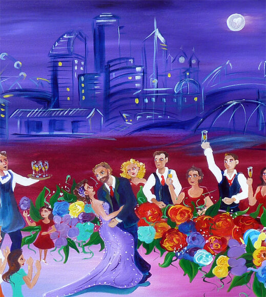 Jenni & Luke's Wedding April 2015 - Live Commission - Image 3