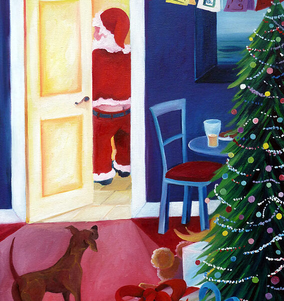 Santa has to go too! - Card
