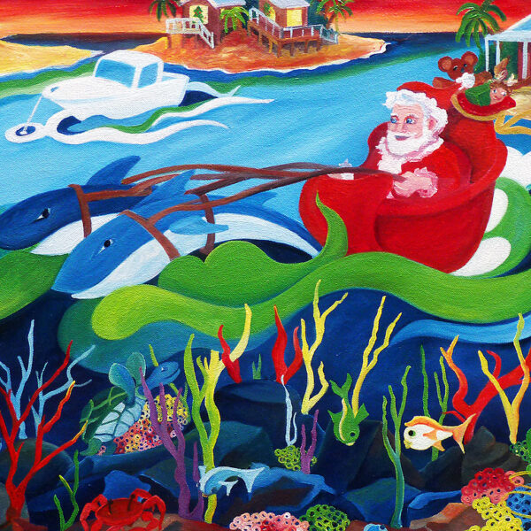 Santa In Whitsundays - Card