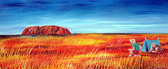 Camping at Uluru