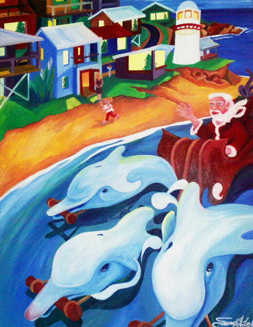 Christmas by the Sea - Live Commission