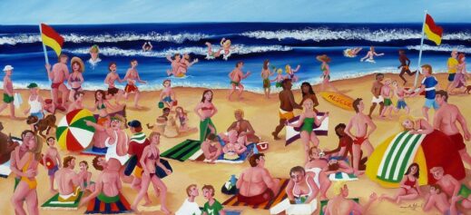 A Day at the Beach - Card