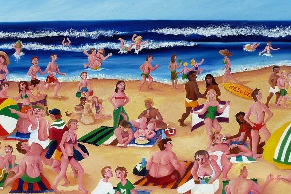 A Day at the Beach - Card