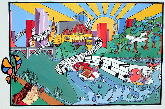 Melbourne by the Yarra