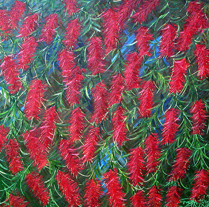 Red Bottle Brush