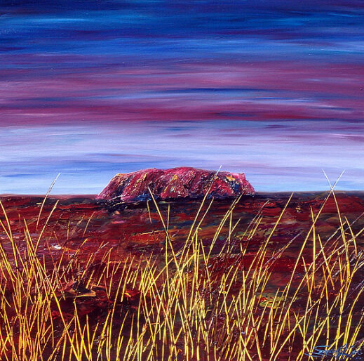 Sunset at Uluru