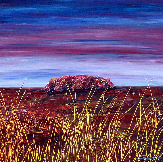 Sunset at Uluru