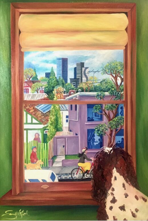 Rocco's View from his window