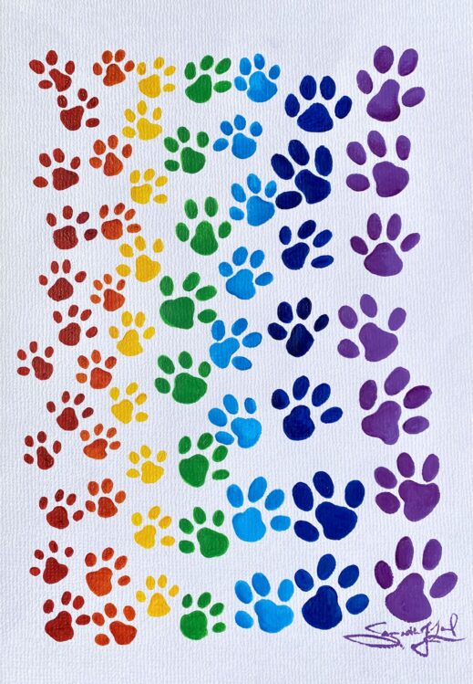 Rainbow Paws No.2